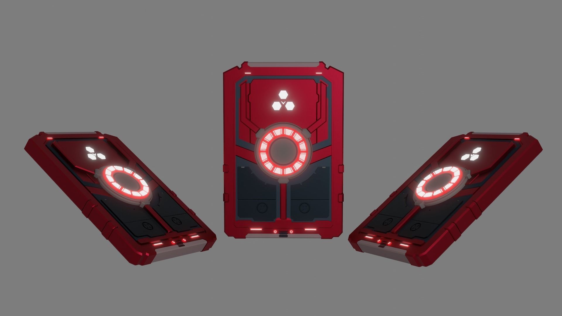 Sci-Fi card 3D model_30