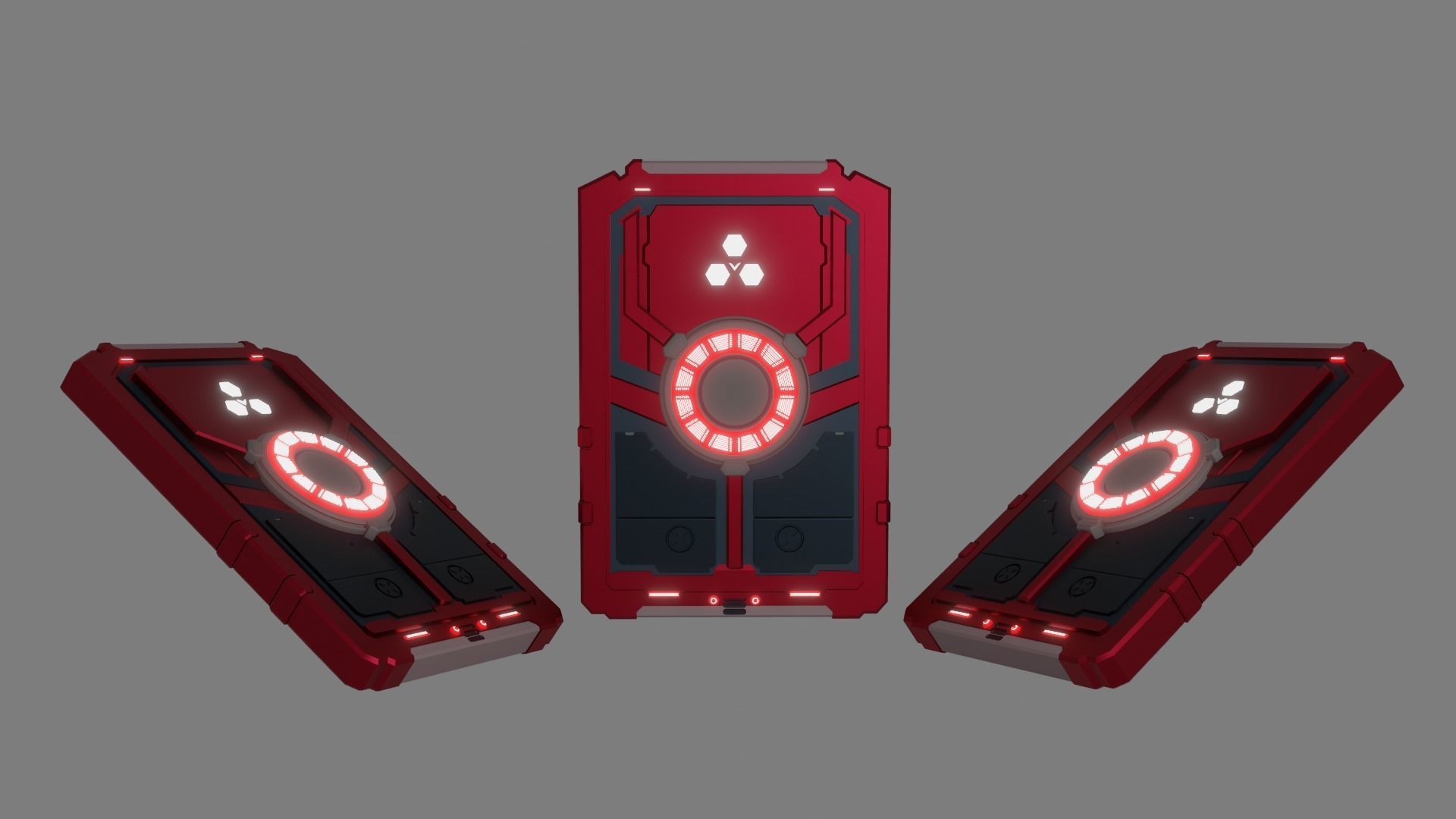 Sci-Fi card 3D model_24