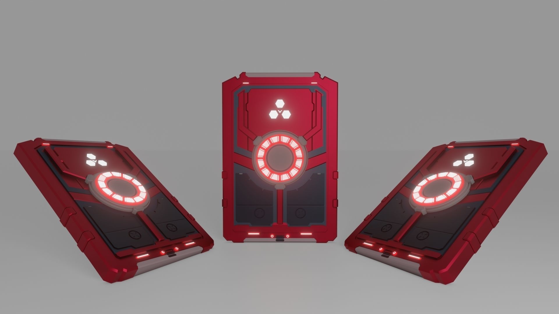 Sci-Fi card 3D model_1