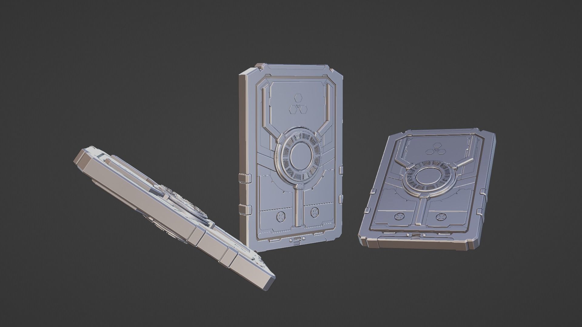 Sci-Fi card 3D model_62