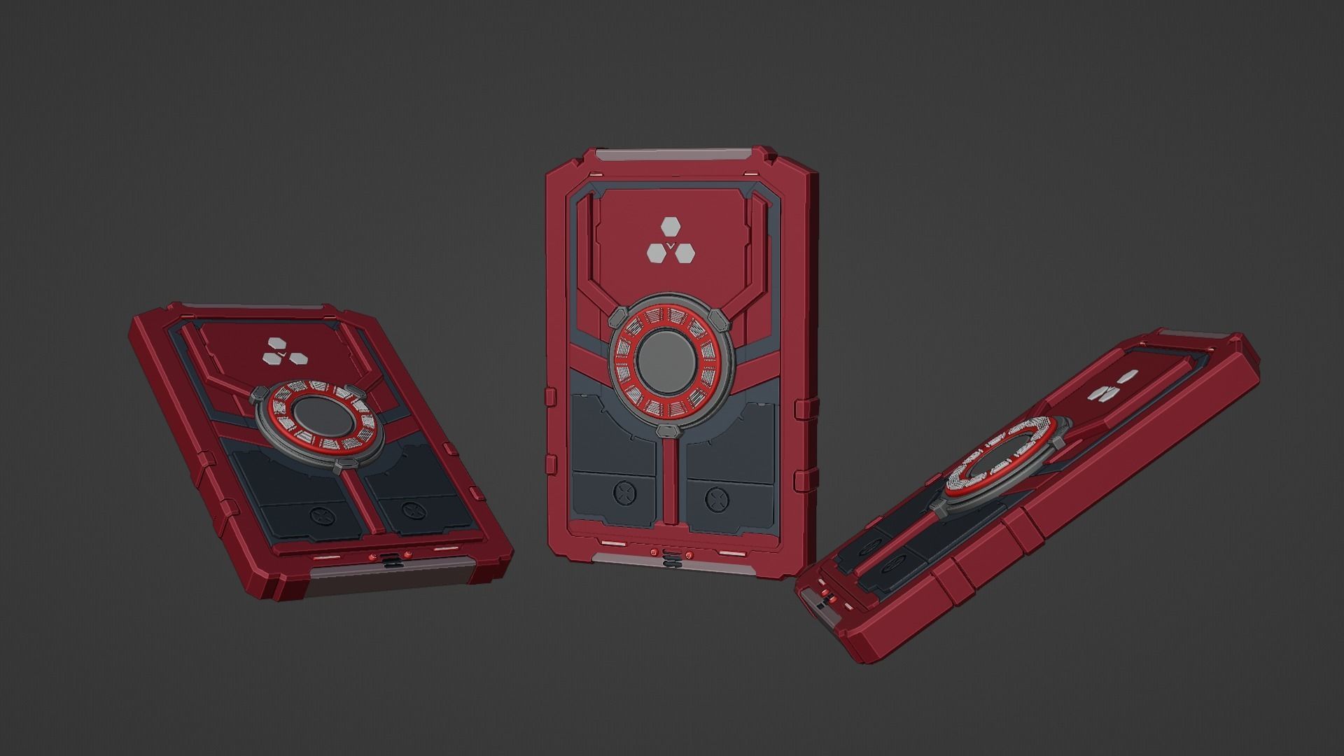 Sci-Fi card 3D model_41