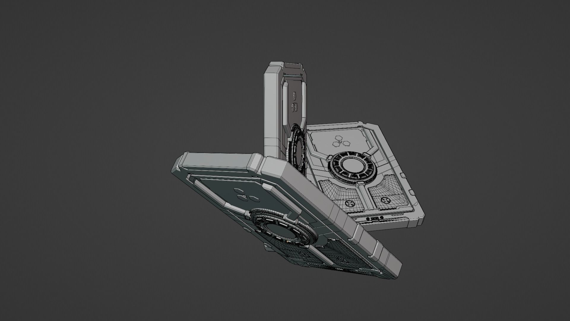 Sci-Fi card 3D model_77