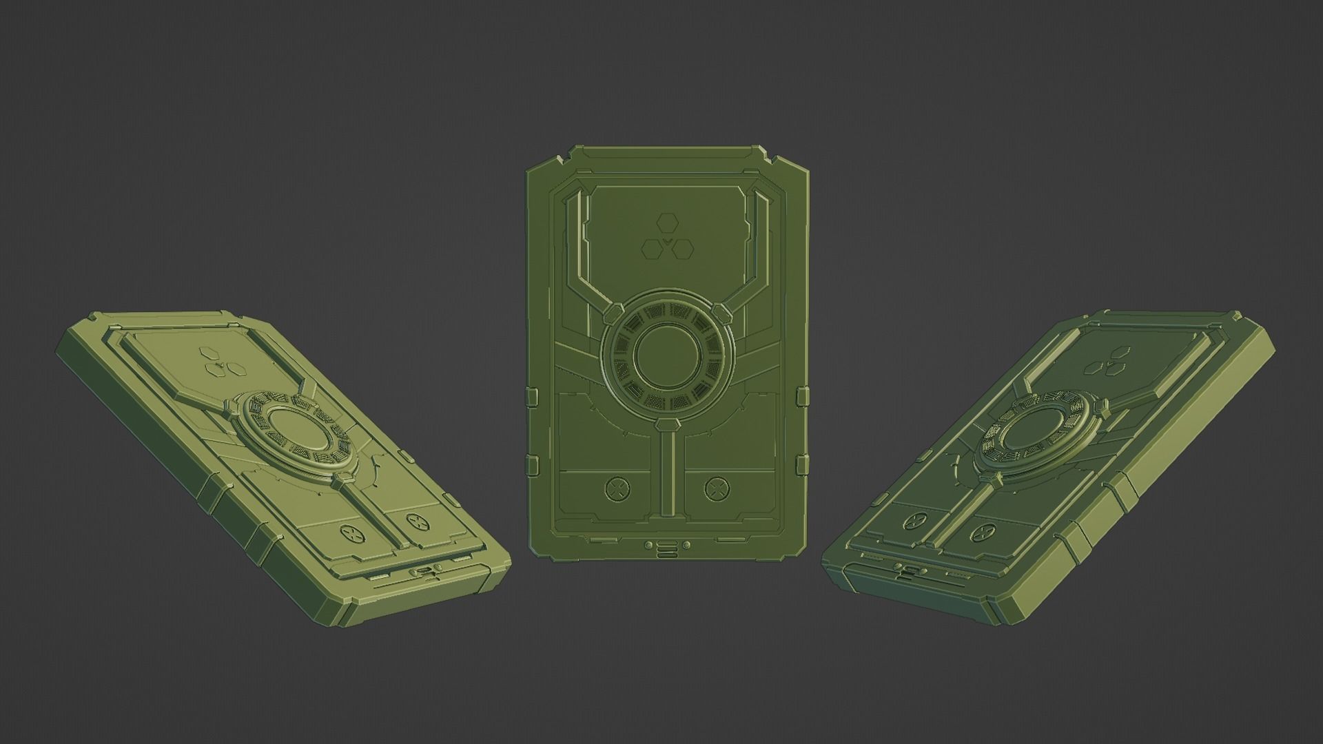 Sci-Fi card 3D model_29