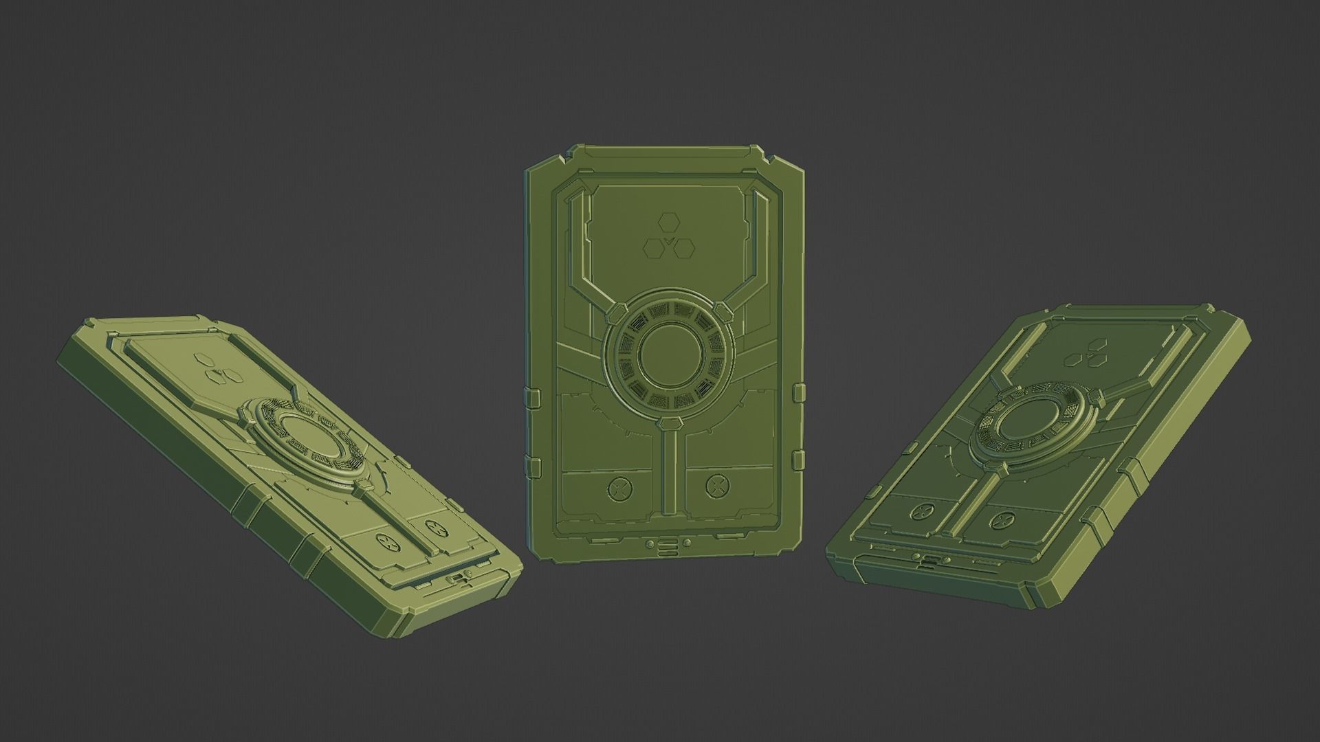 Sci-Fi card 3D model_59