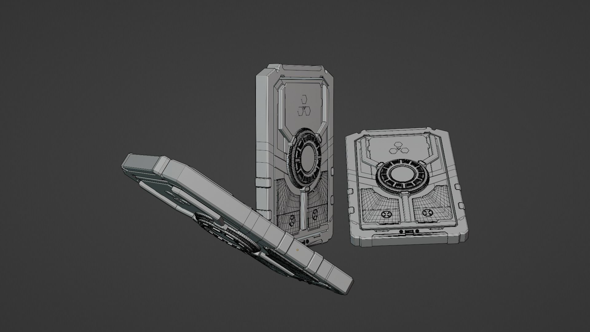 Sci-Fi card 3D model_83