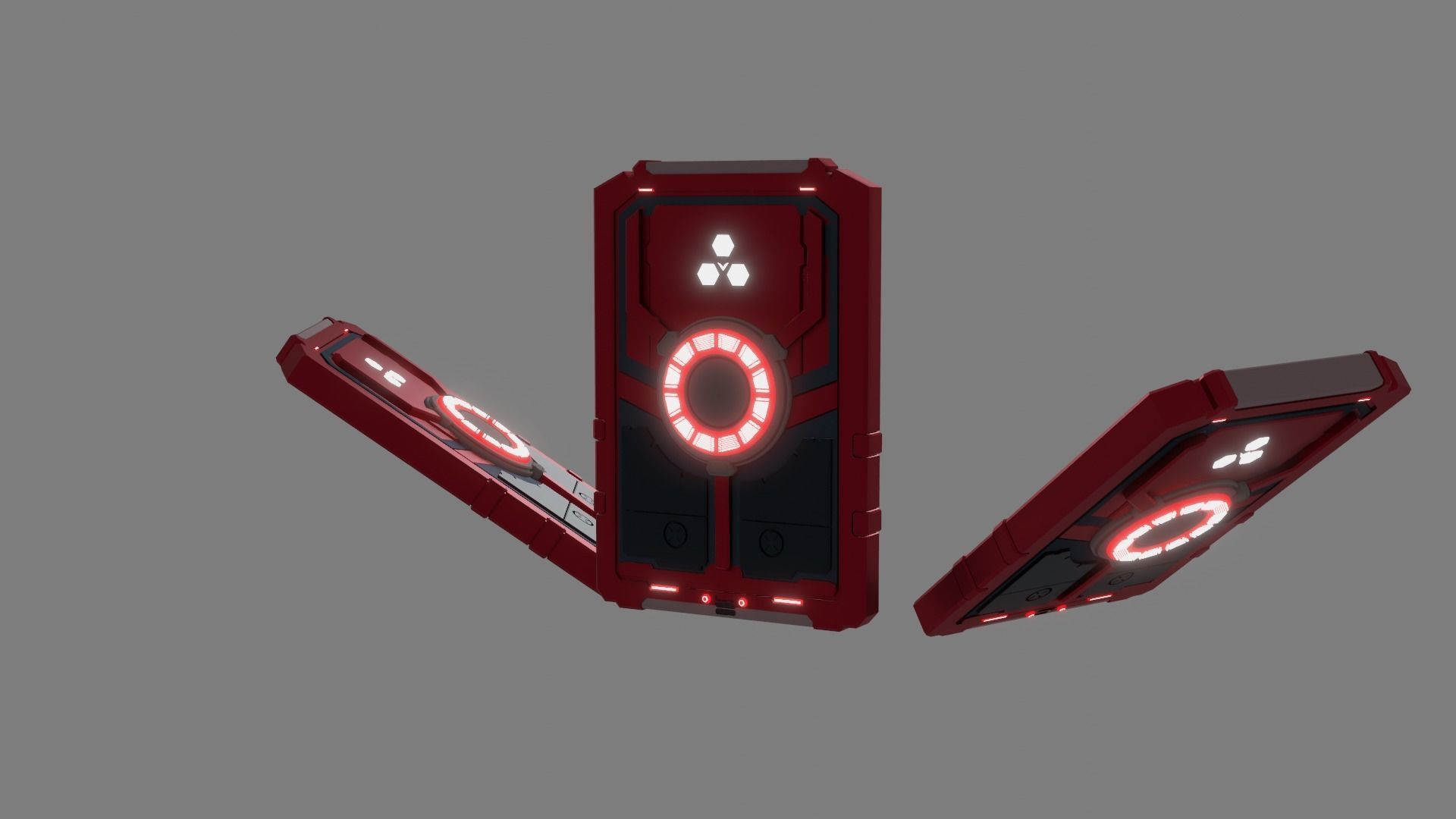 Sci-Fi card 3D model_14