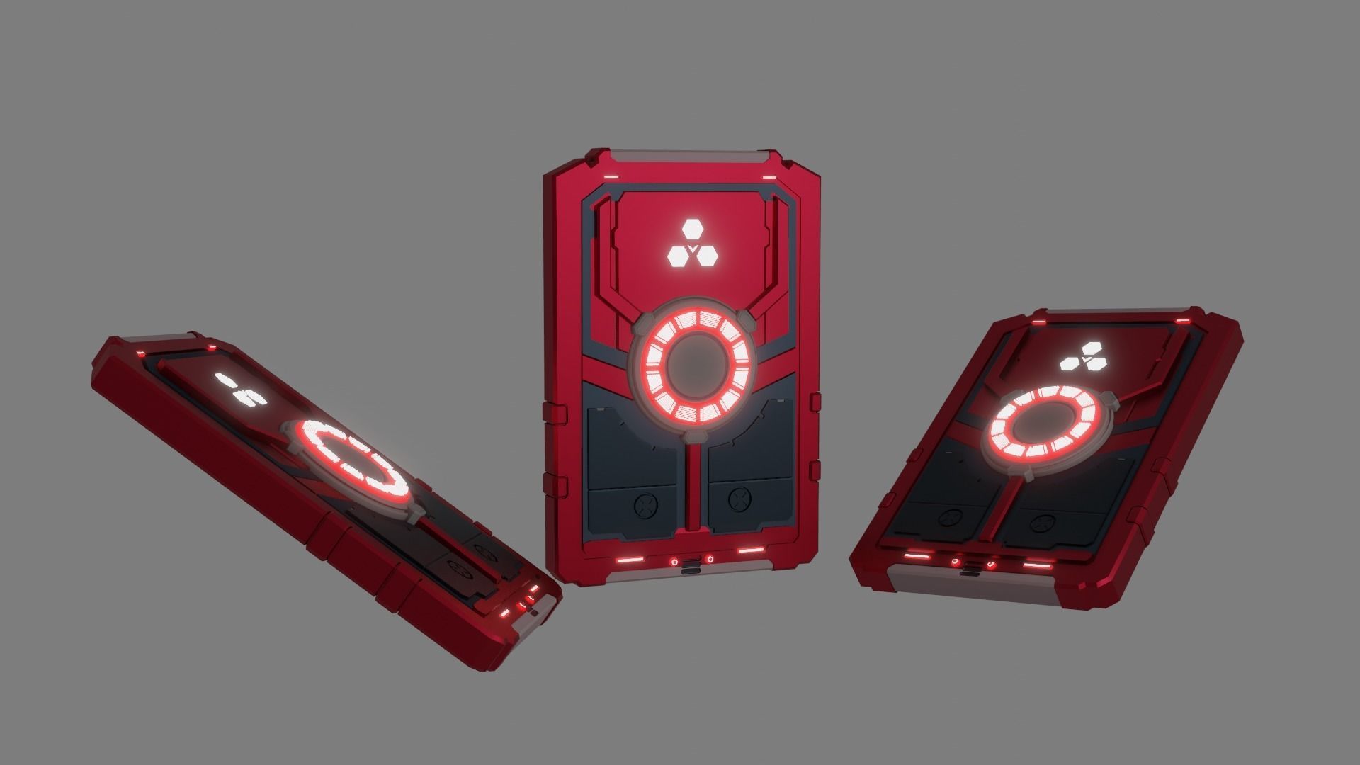 Sci-Fi card 3D model_26