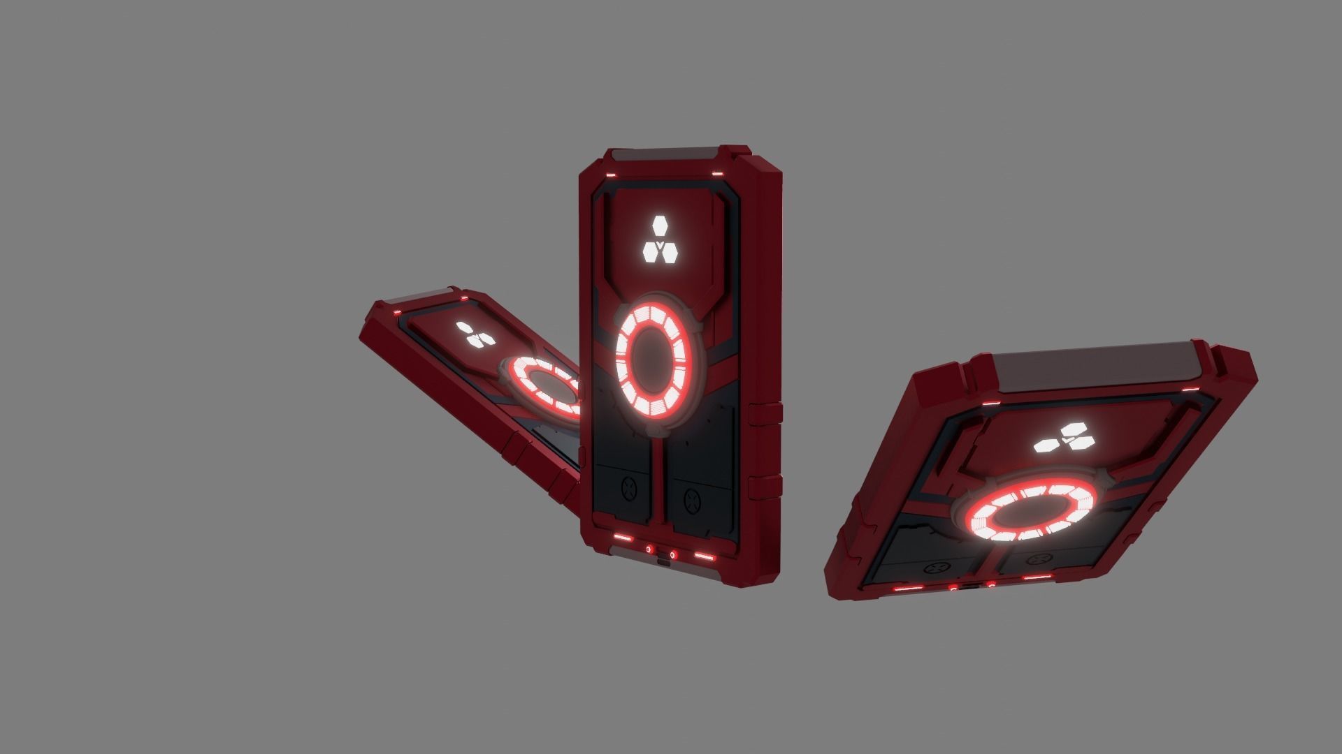 Sci-Fi card 3D model_11