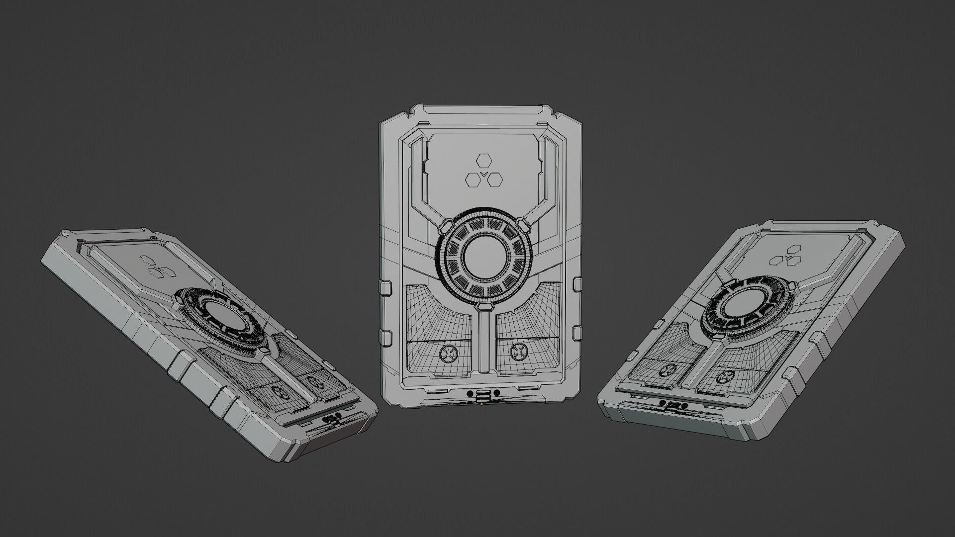 Sci-Fi card 3D model_88