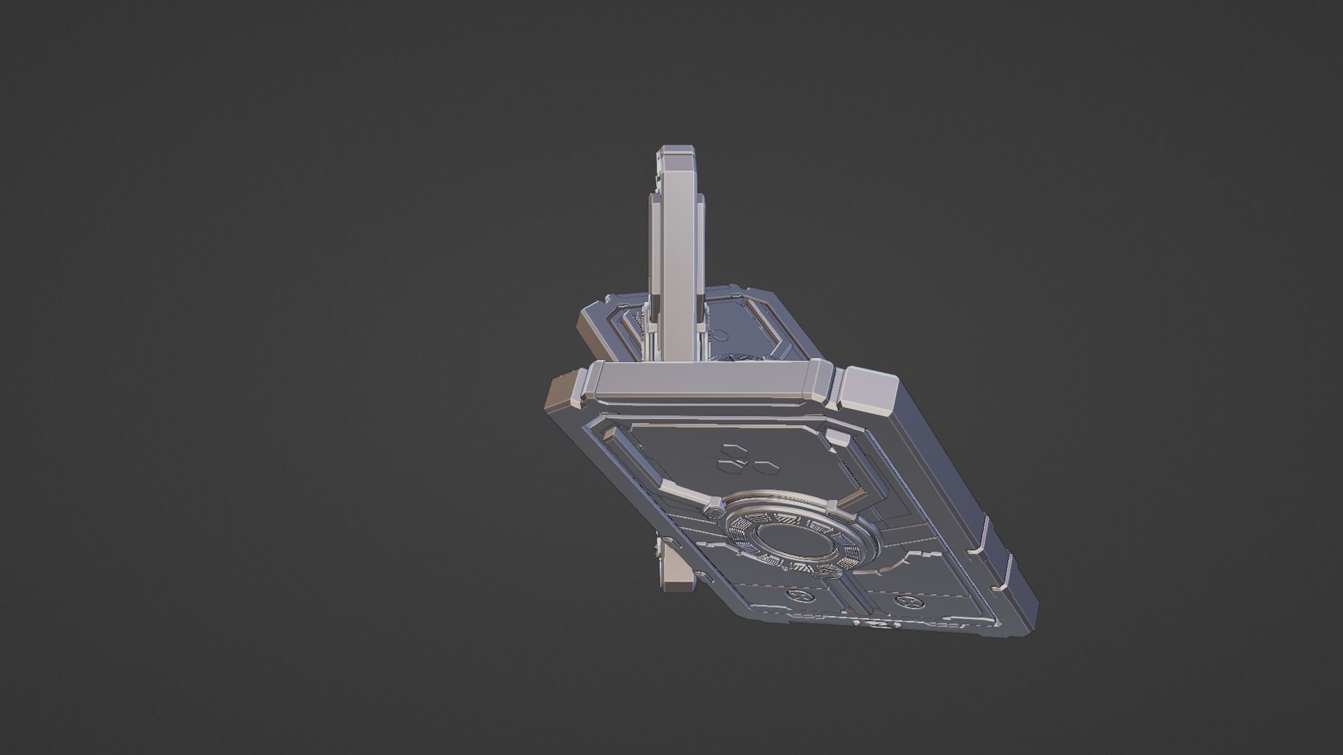 Sci-Fi card 3D model_48