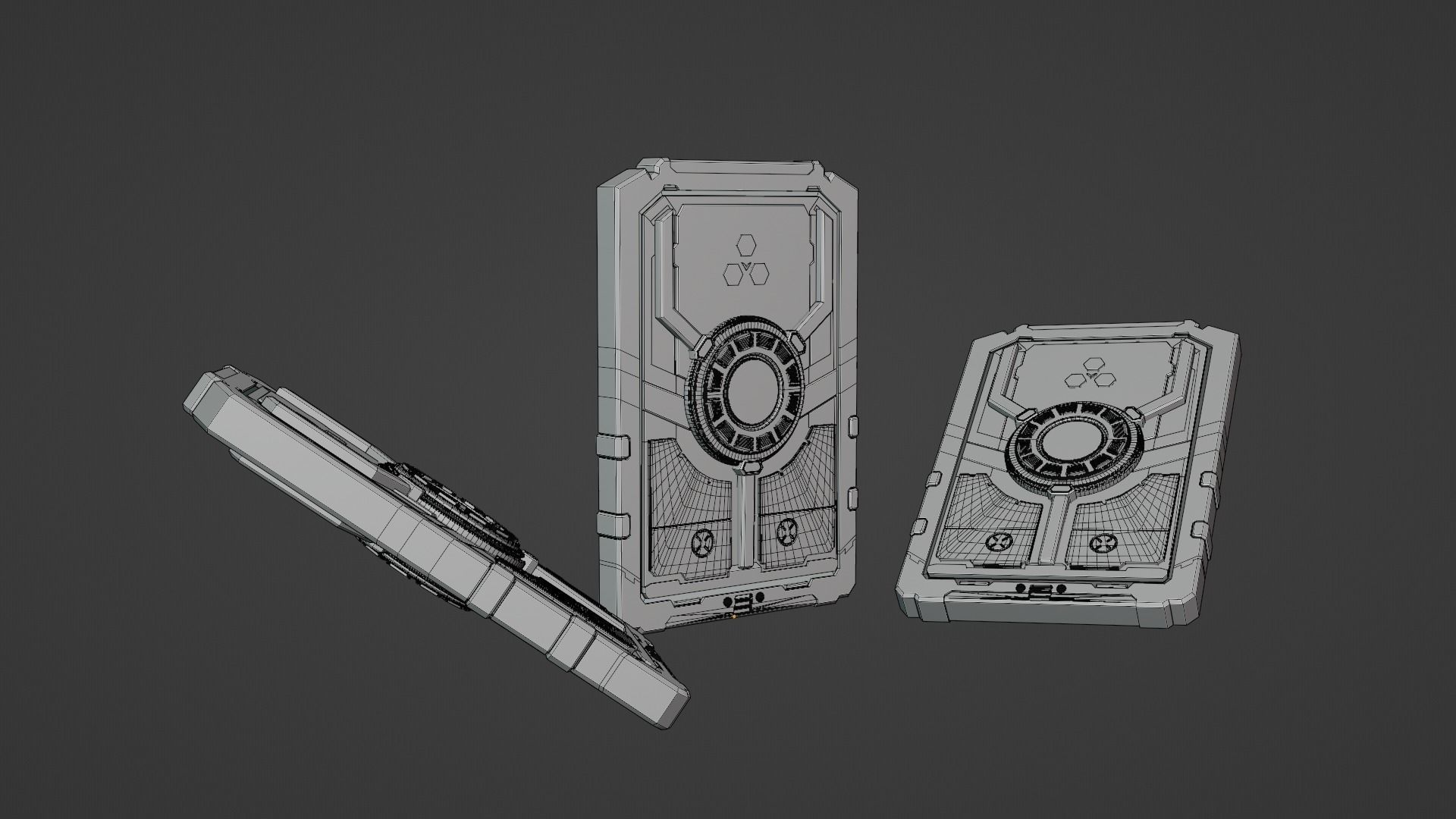 Sci-Fi card 3D model_95