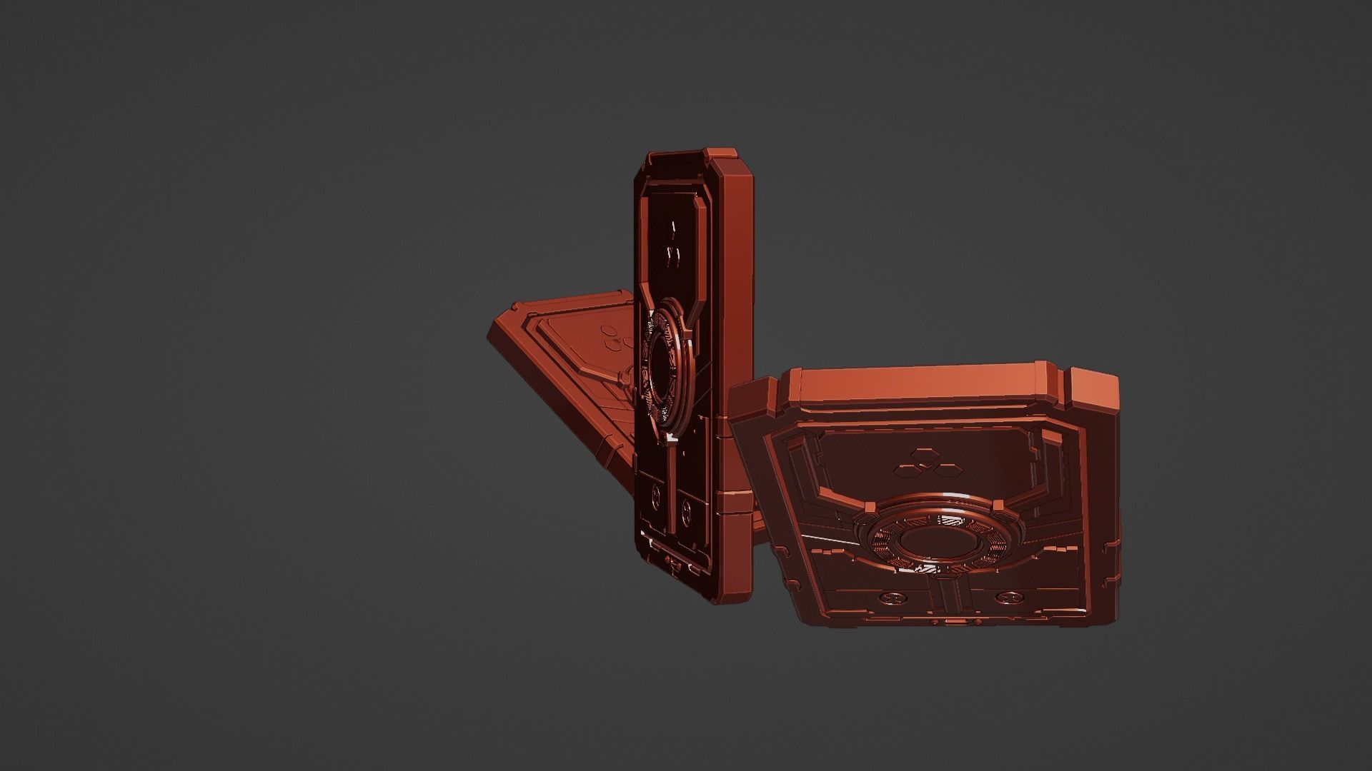 Sci-Fi card 3D model_64
