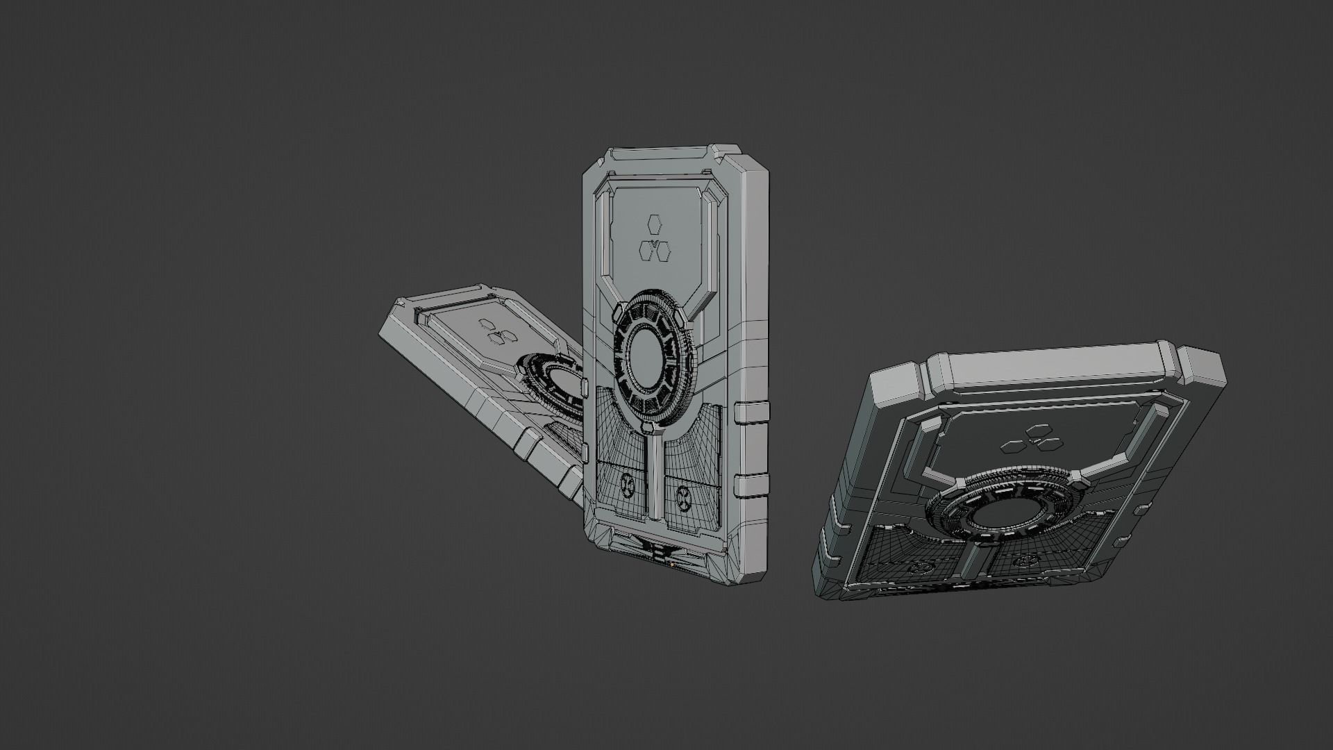 Sci-Fi card 3D model_98