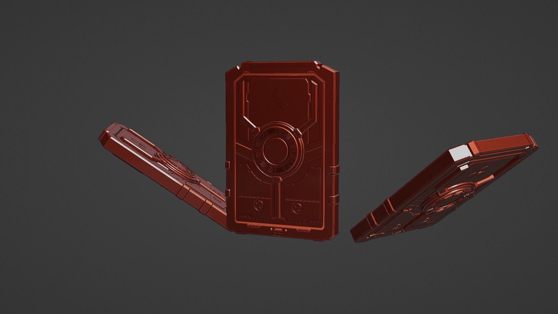 Sci-Fi card 3D model_51