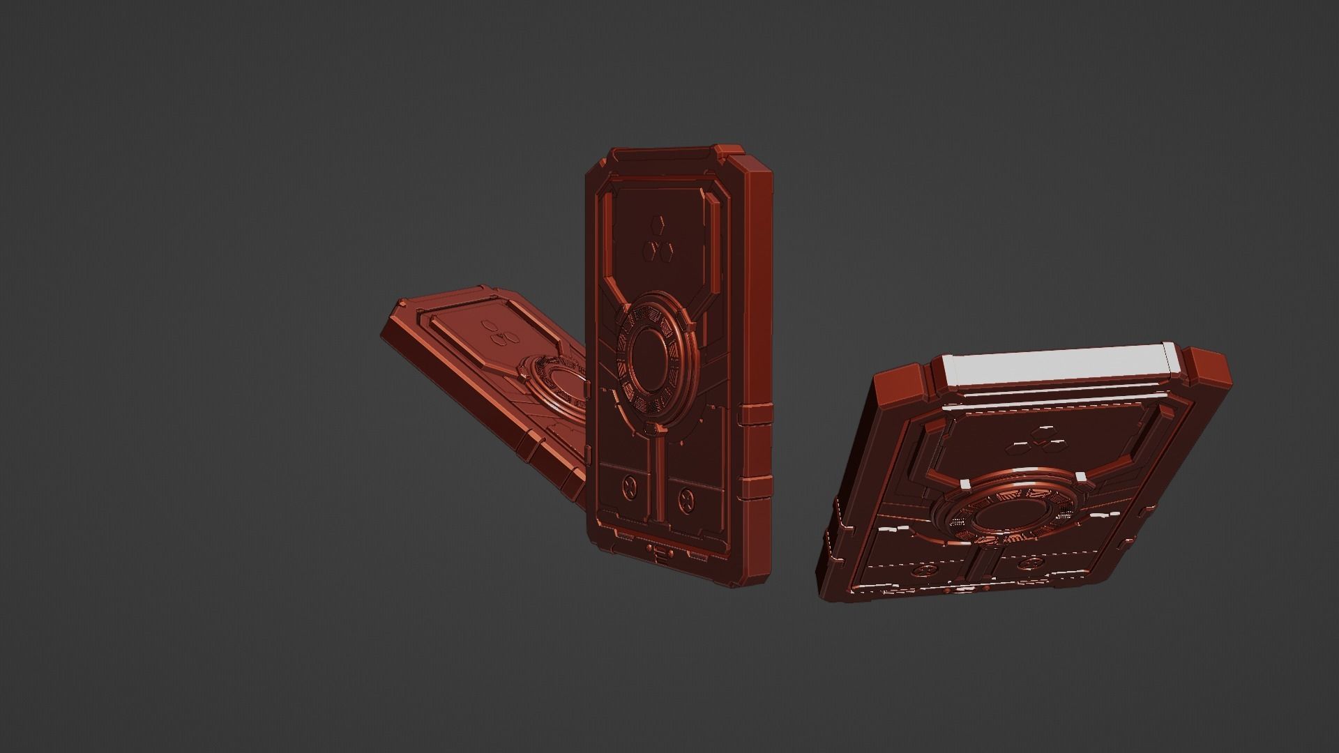 Sci-Fi card 3D model_60