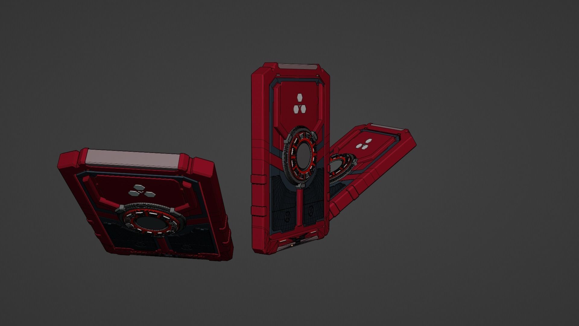 Sci-Fi card 3D model_86