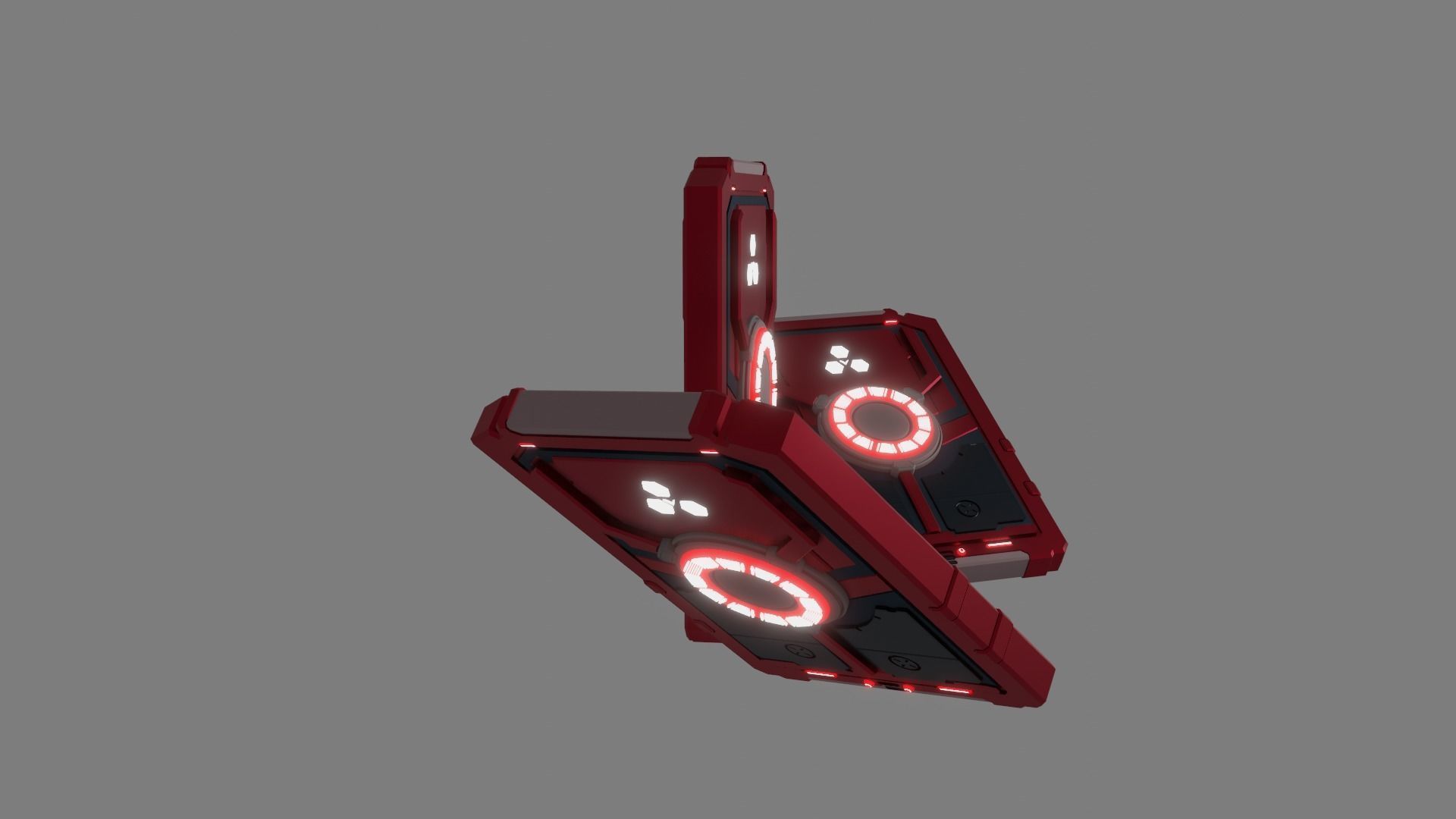 Sci-Fi card 3D model_6