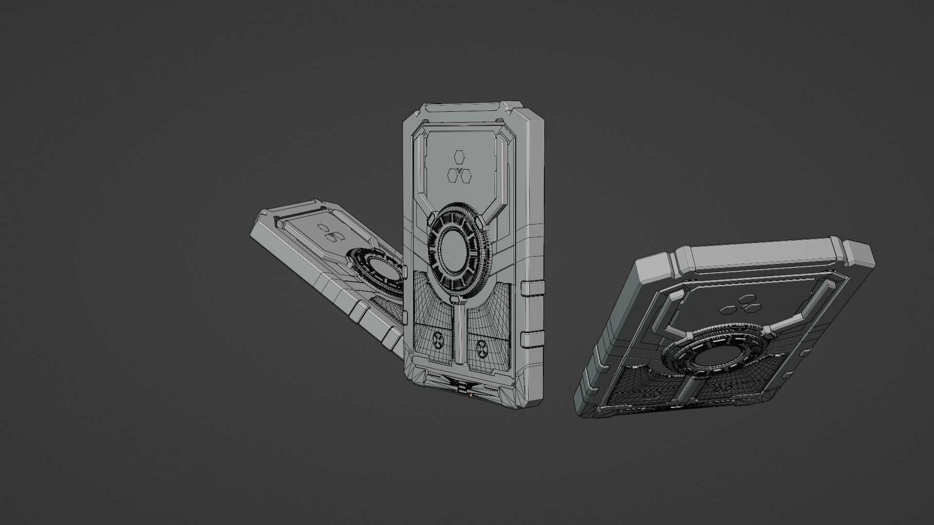 Sci-Fi card 3D model_100