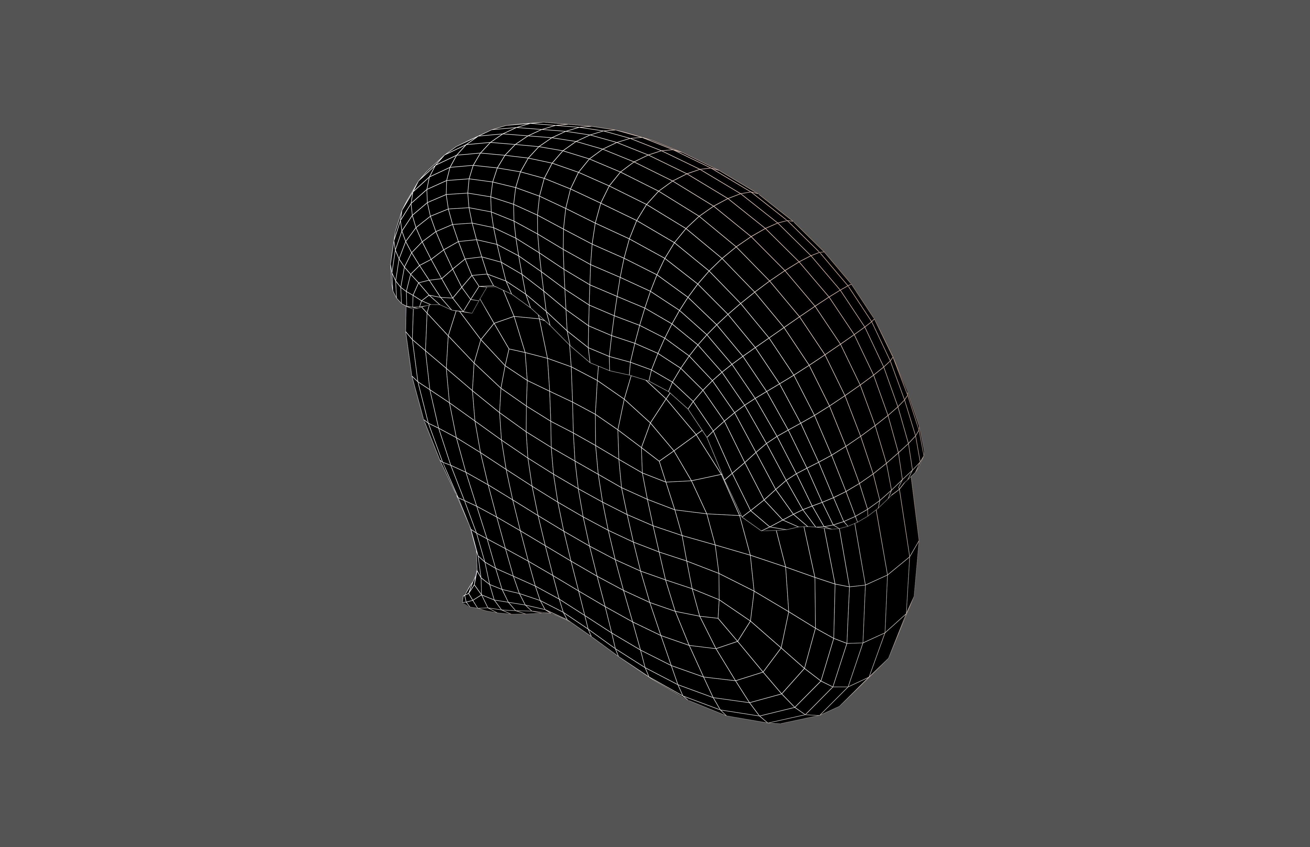 Winter Speech Balloon v1 004 Low-poly 3D model_4