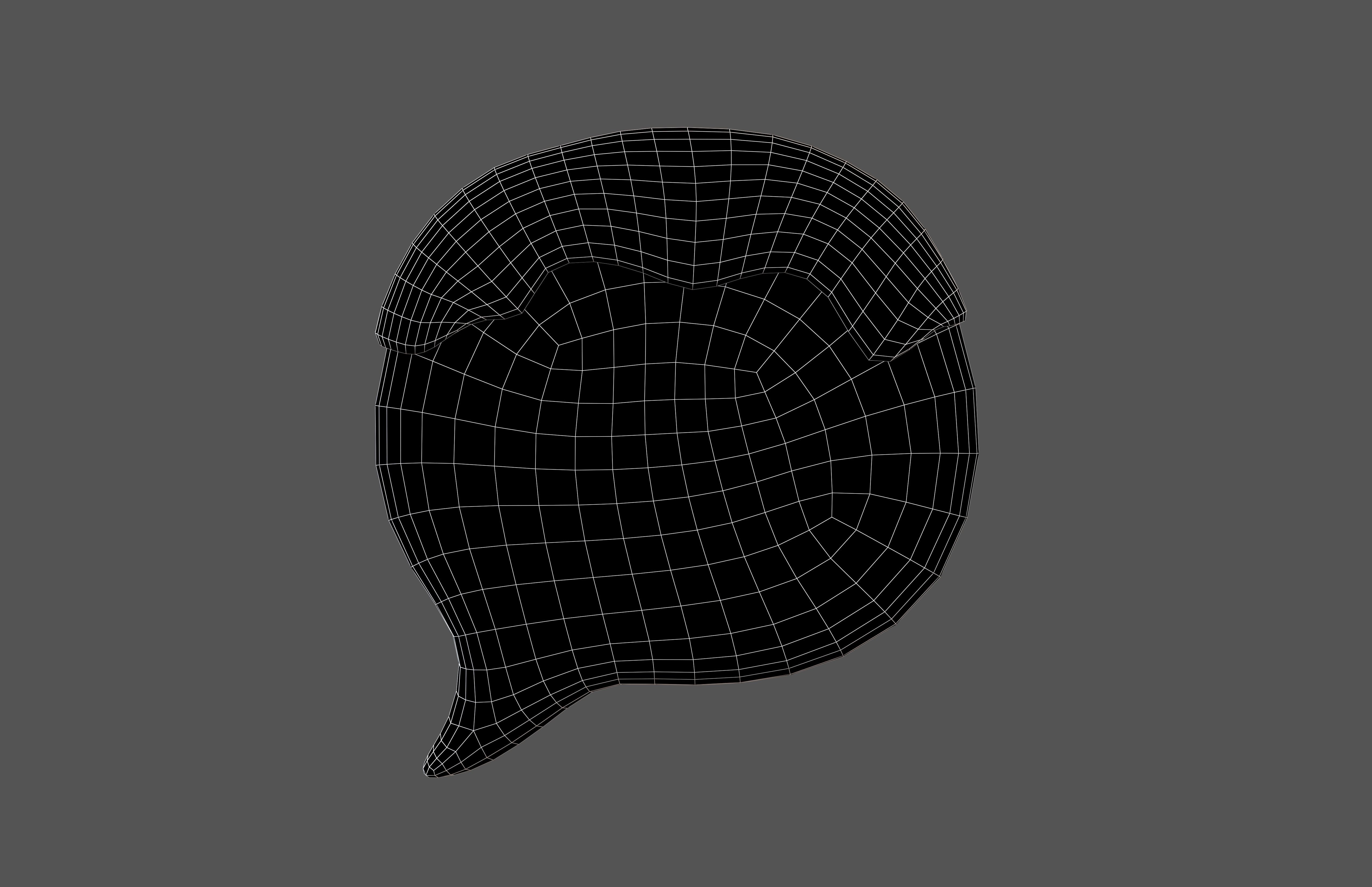 Winter Speech Balloon v1 004 Low-poly 3D model_6