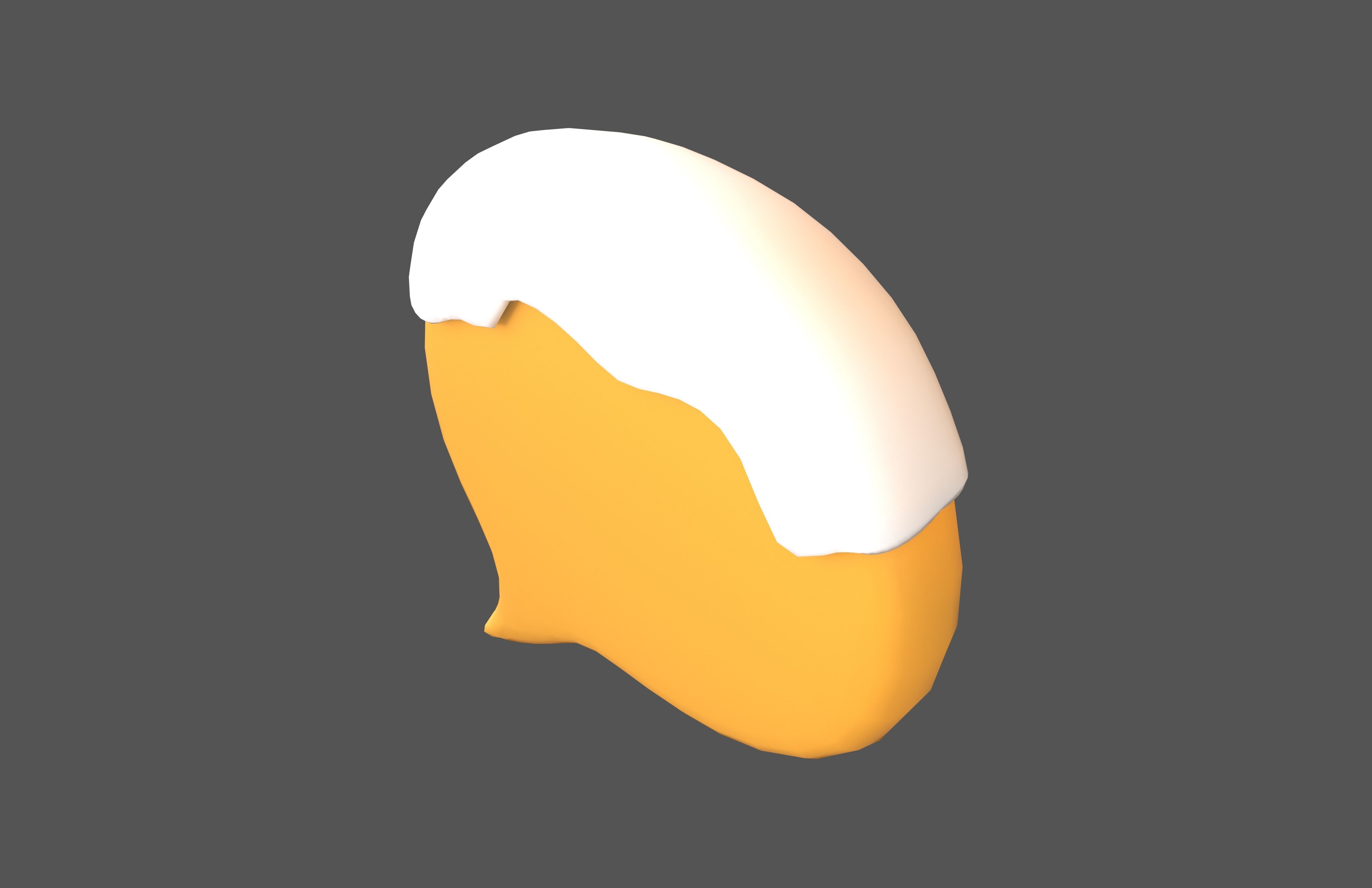 Winter Speech Balloon v1 004 Low-poly 3D model_3