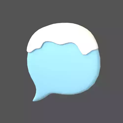 Winter Speech Balloon v1 005