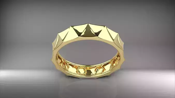 zigzag ring