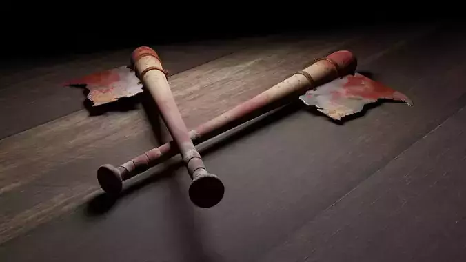 Post Apocalyptic Axe 3D model