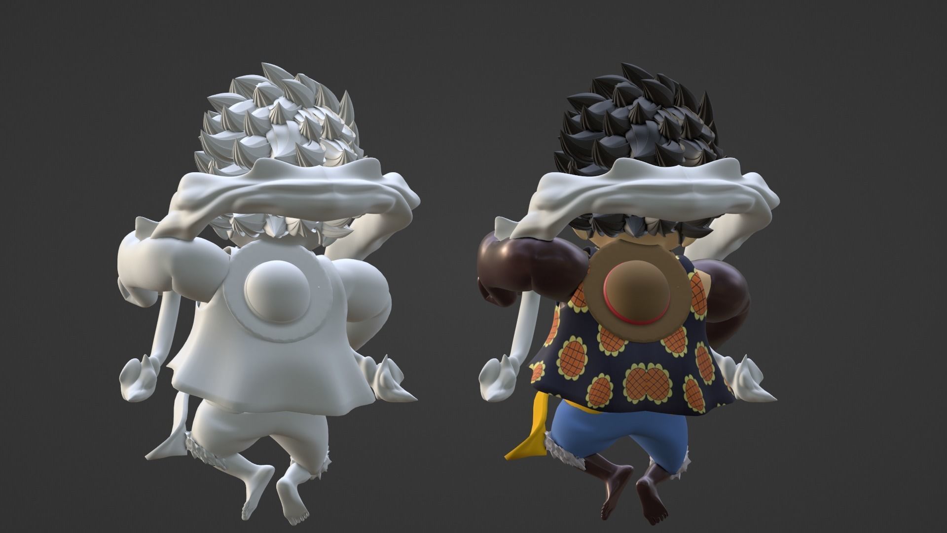 Luffy Gear4 SD - One Piece 3D model_15