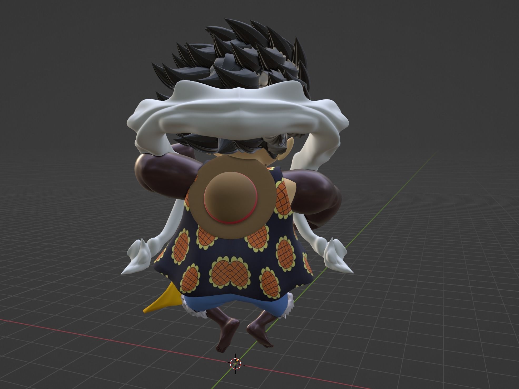 Luffy Gear4 SD - One Piece 3D model_6