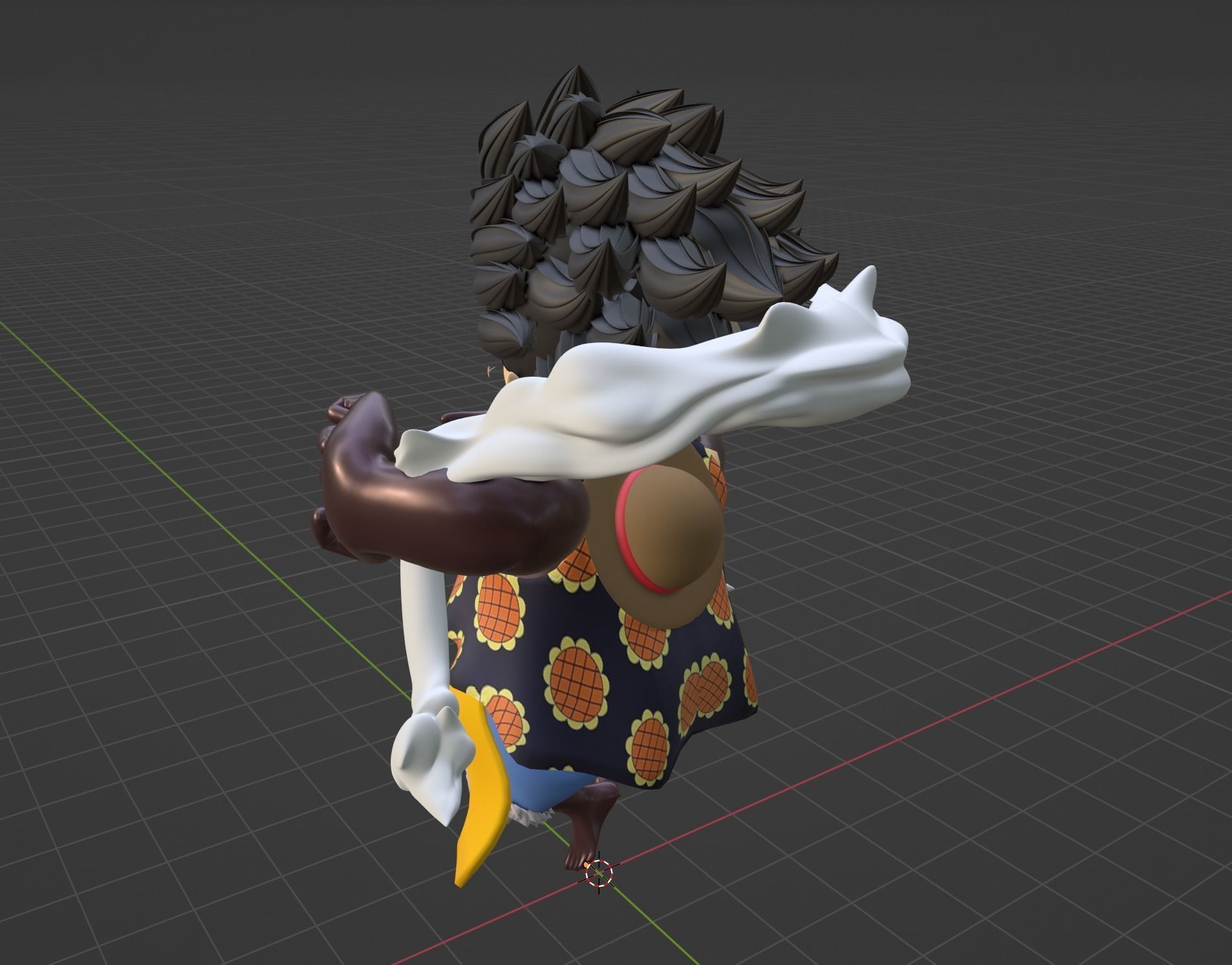 Luffy Gear4 SD - One Piece 3D model_7