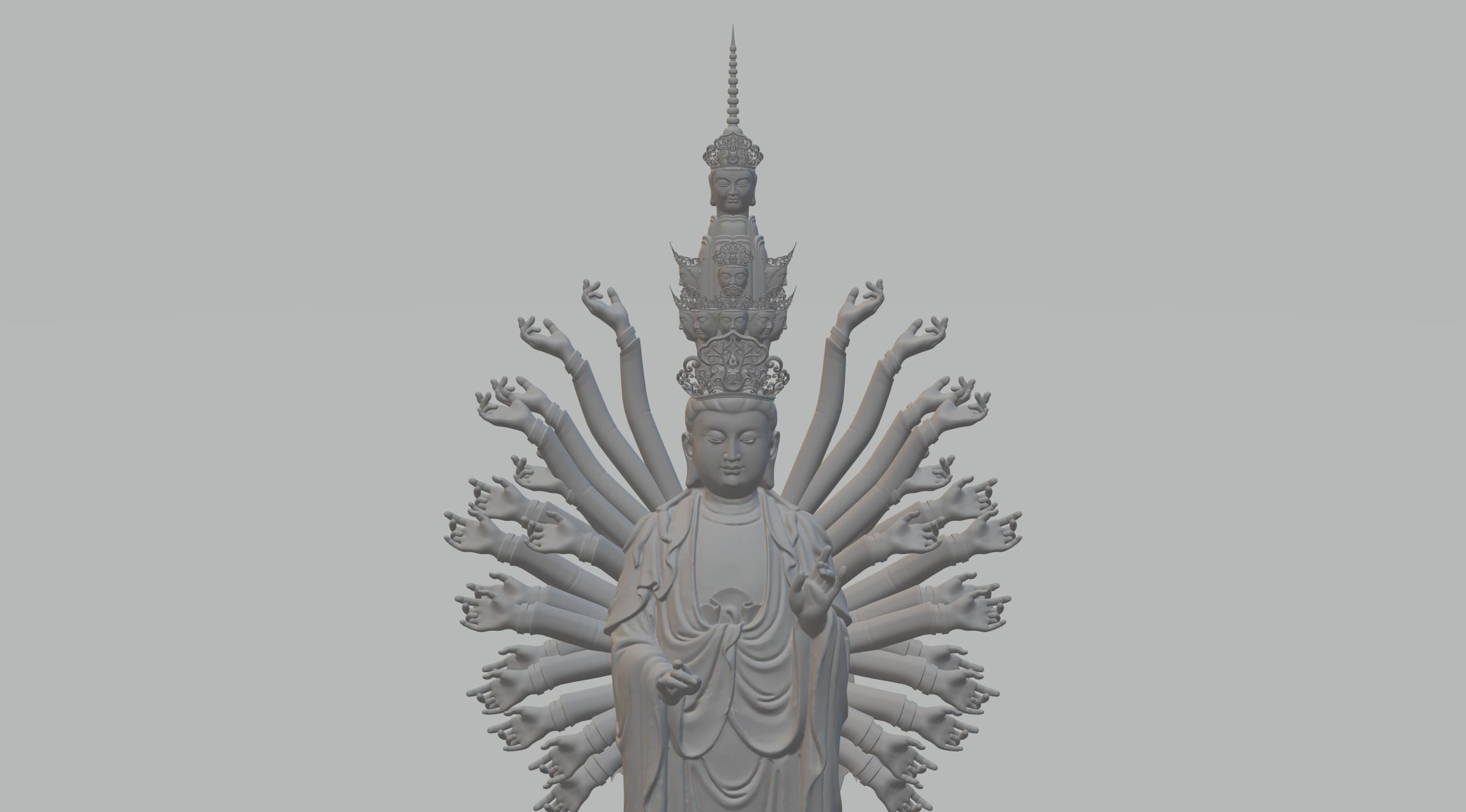 Quan Yin 3D model 3D printable | CGTrader