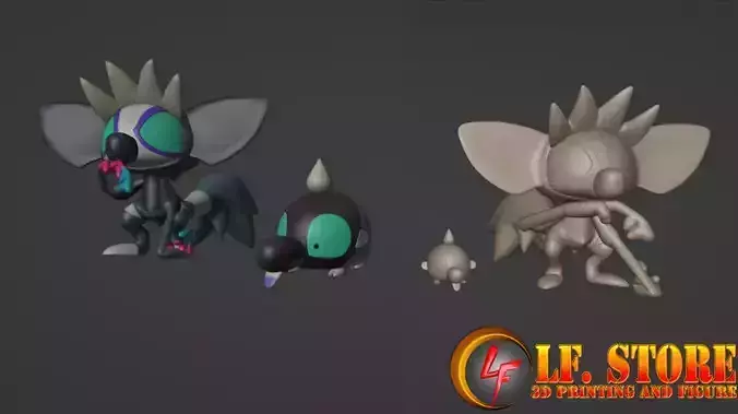 Pokemon Shroodle Grafaiai