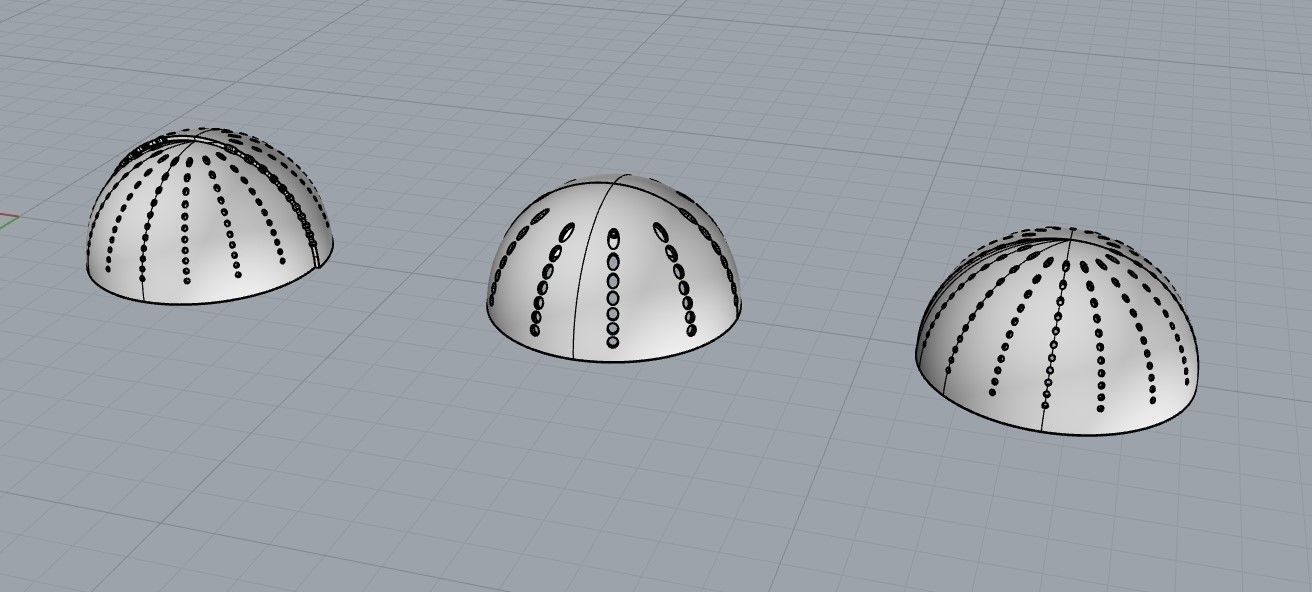 perforated hemisphere Free 3D model_6