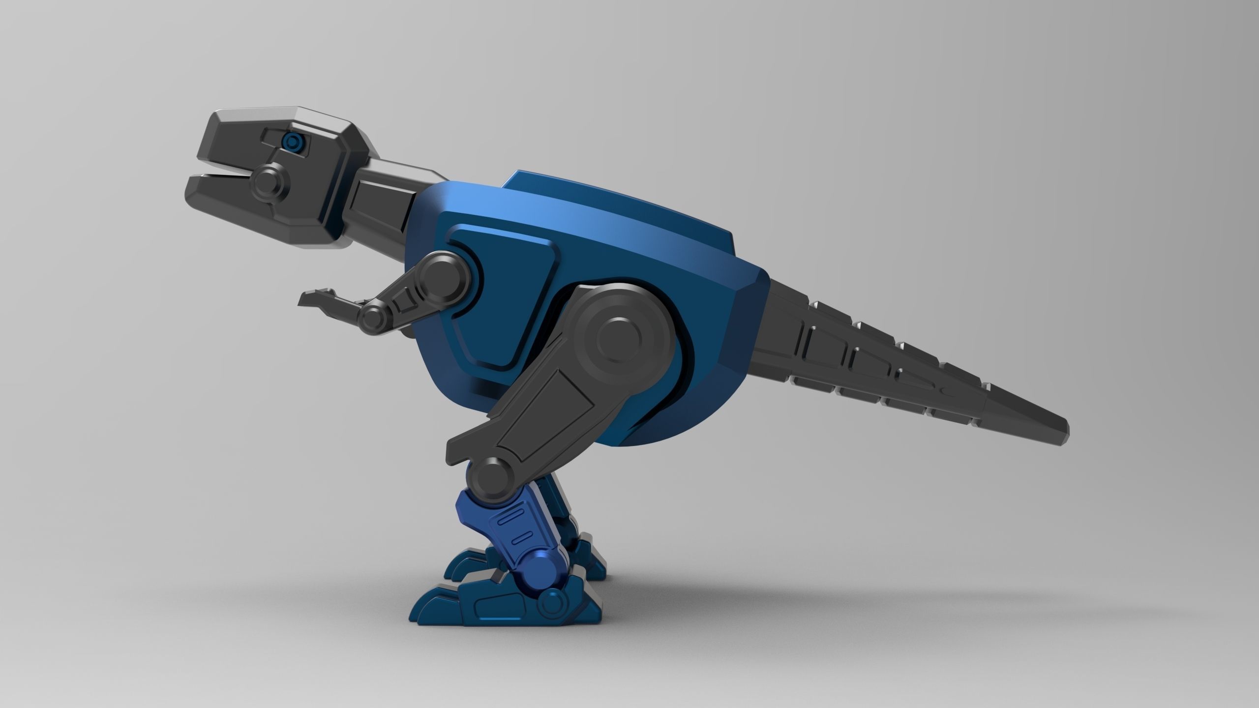 Robot dinosaur model 3D print model_2