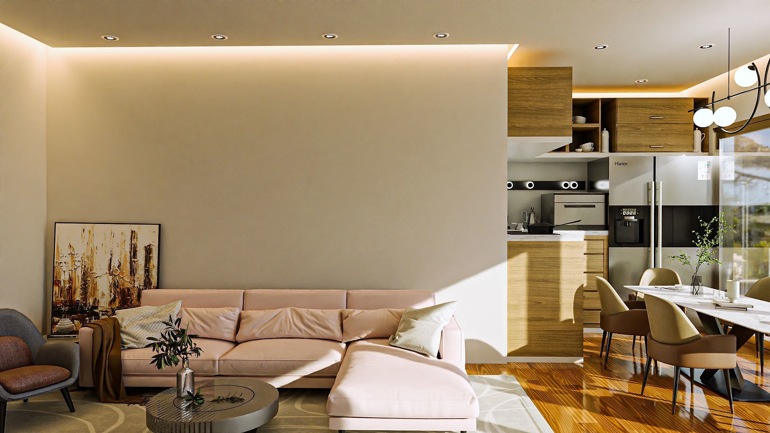 Lounge  3D model high poly 3D model_1