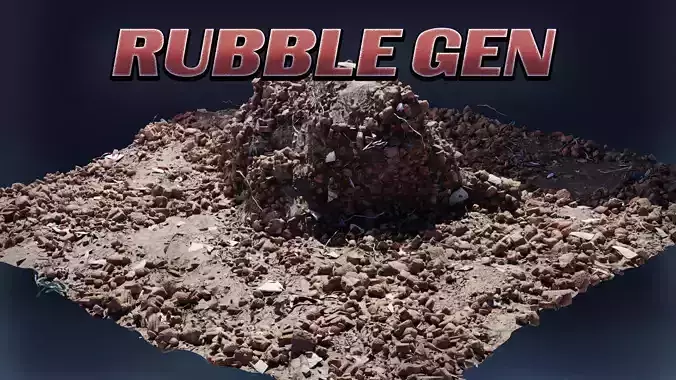 Simple Rubble Gen Free 3D model