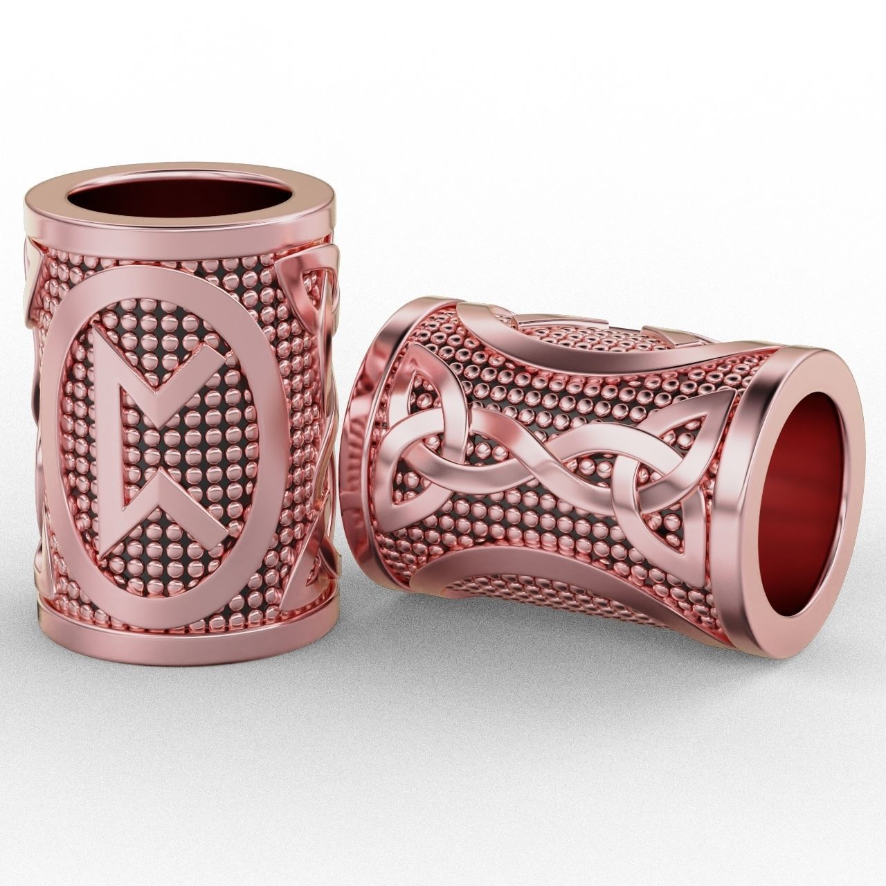 Rune Charm Pertho 3D print model_2