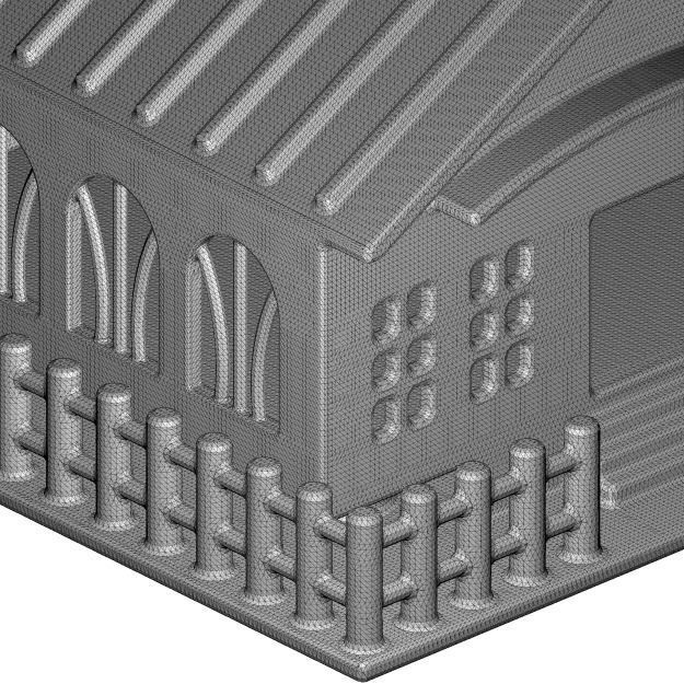 Wooden Holiday Cottage 3D model_5