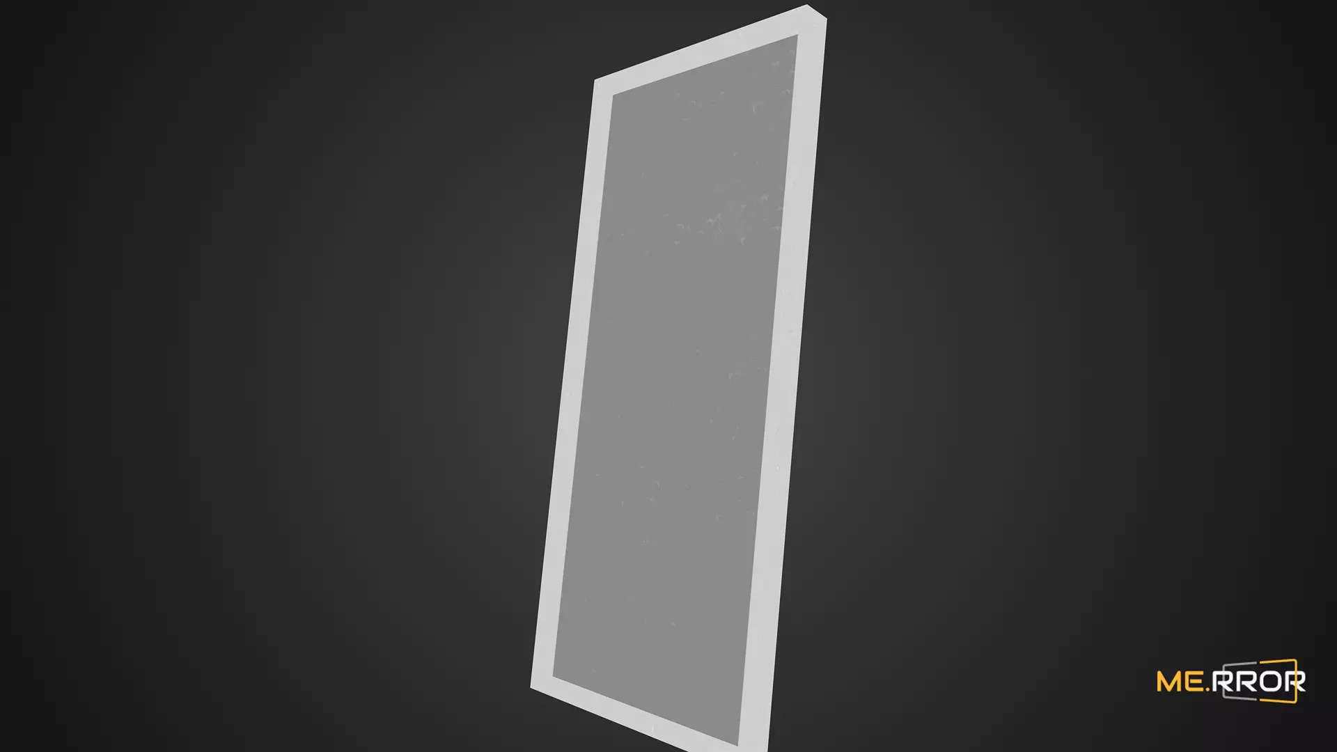 Game Ready White Mirror Low-poly 3D model_0