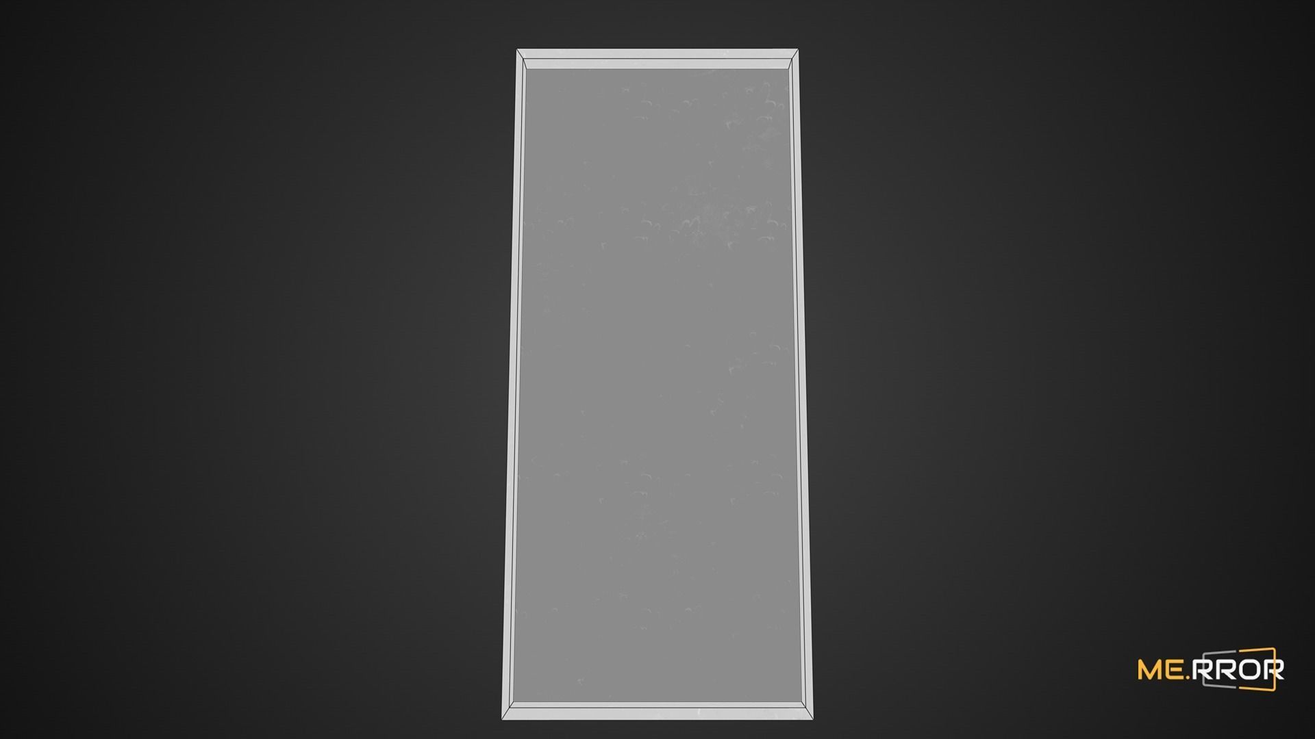 Game Ready White Mirror Low-poly 3D model_3