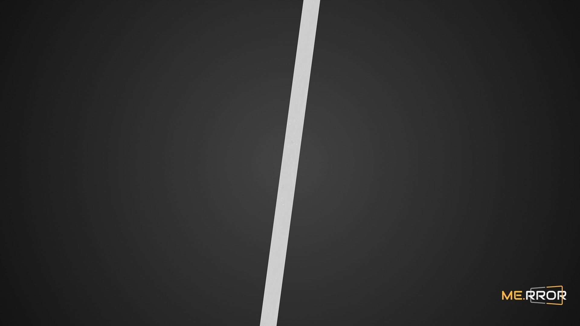 Game Ready White Mirror Low-poly 3D model_8