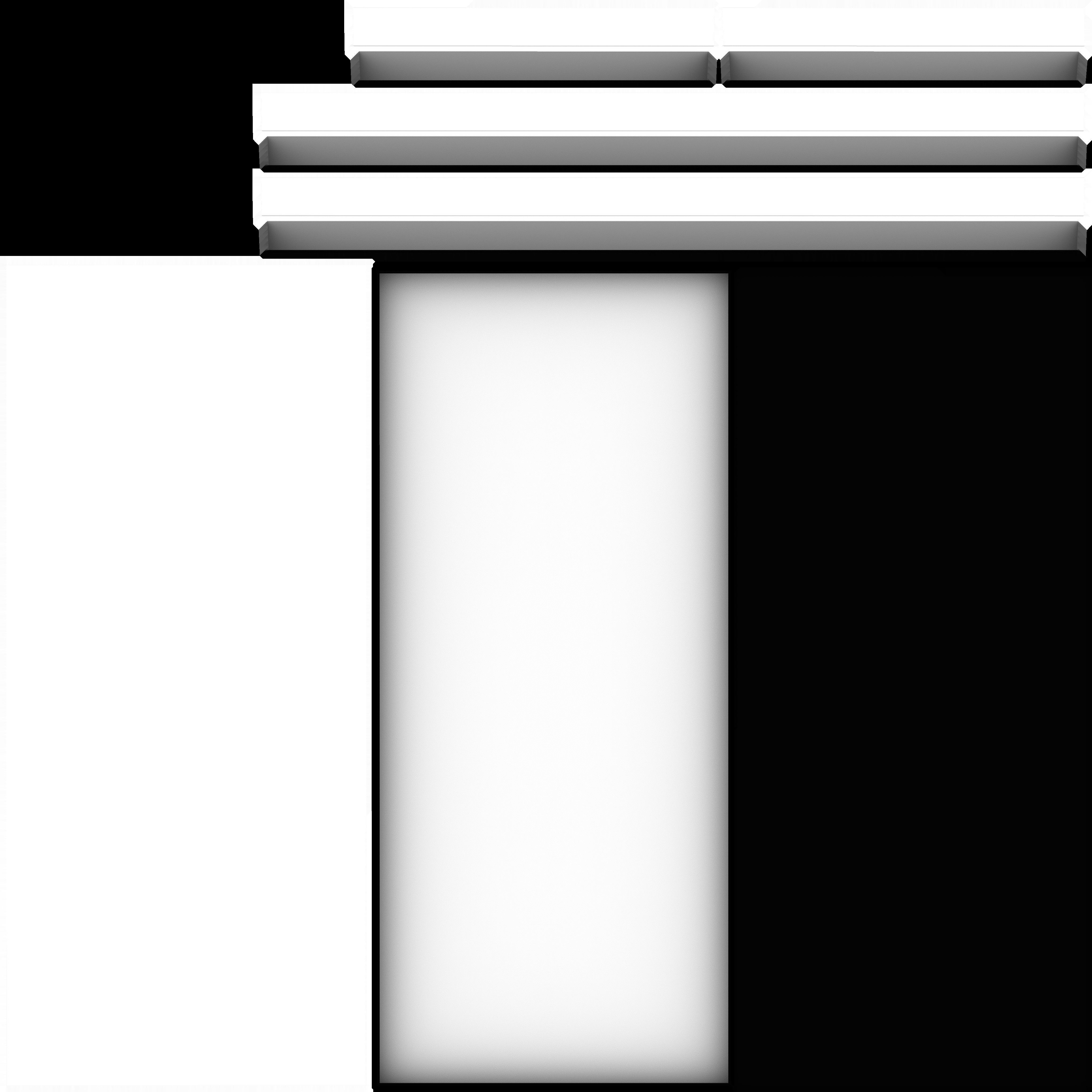 Game Ready White Mirror Low-poly 3D model_15