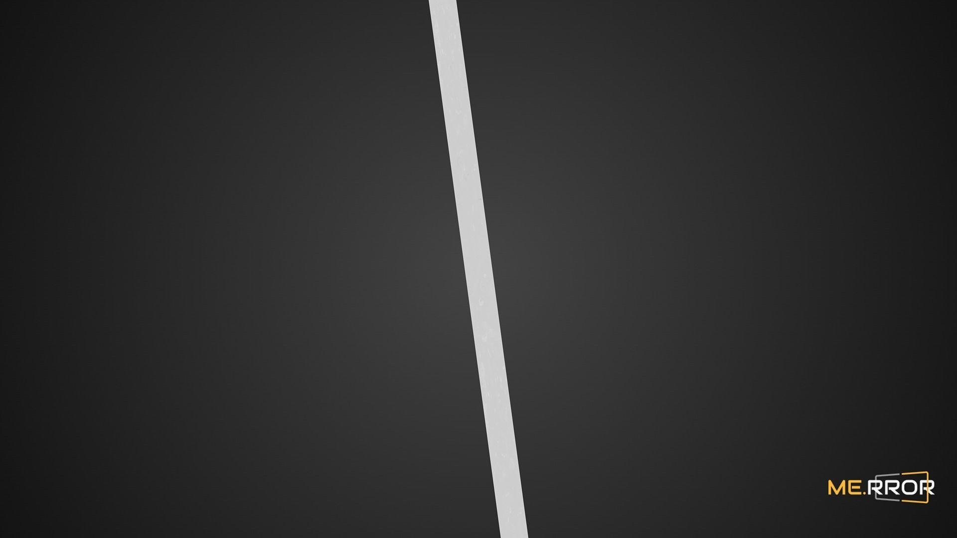 Game Ready White Mirror Low-poly 3D model_5