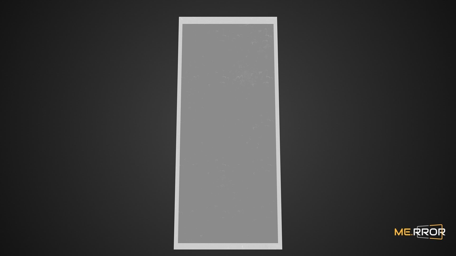 Game Ready White Mirror Low-poly 3D model_2