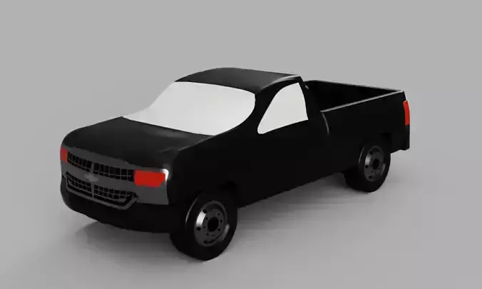 Chevrolet Silverado 3D Model Perfect for 3D Printing