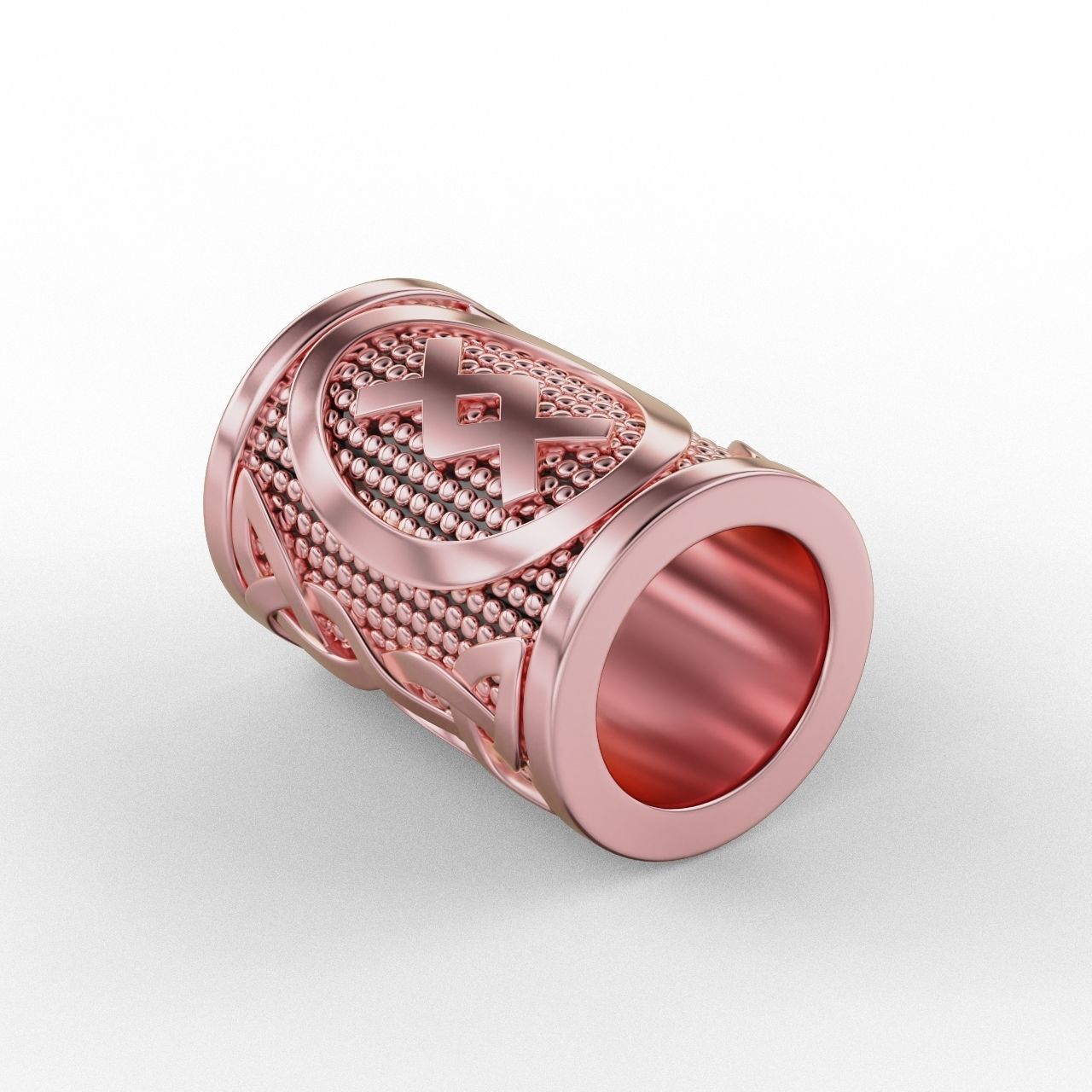 Rune Charm Inguz 3D print model_5