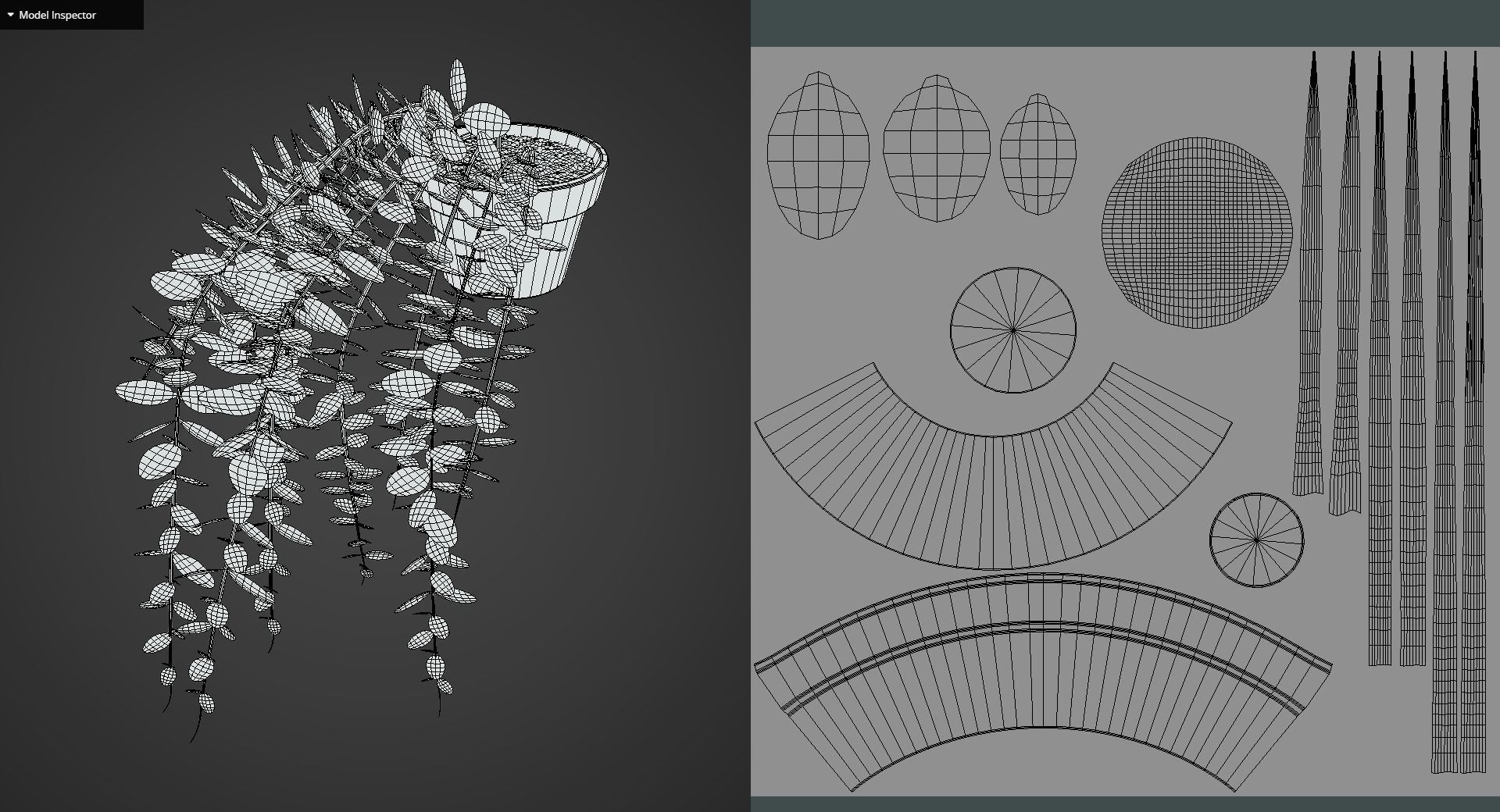 Game Ready Eucalyptus Pot Low-poly 3D model_12