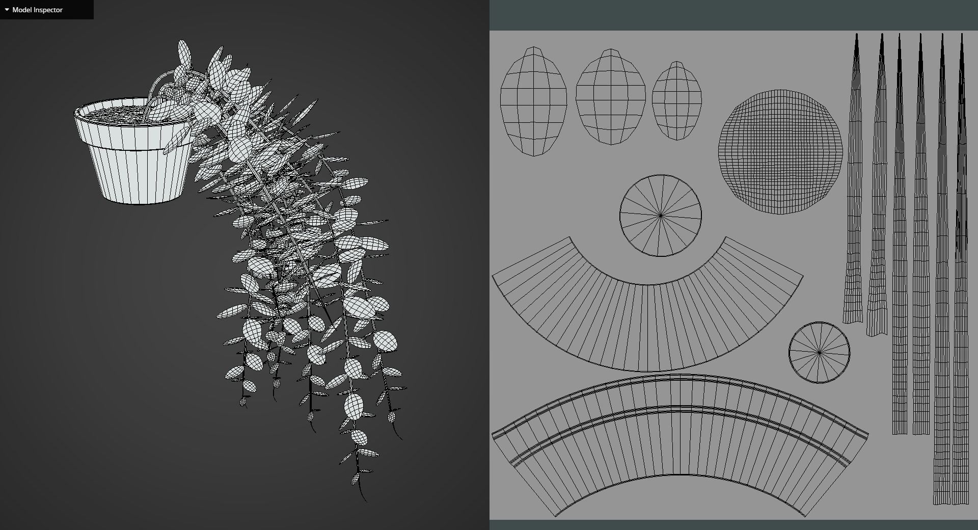 Game Ready Eucalyptus Pot Low-poly 3D model_13