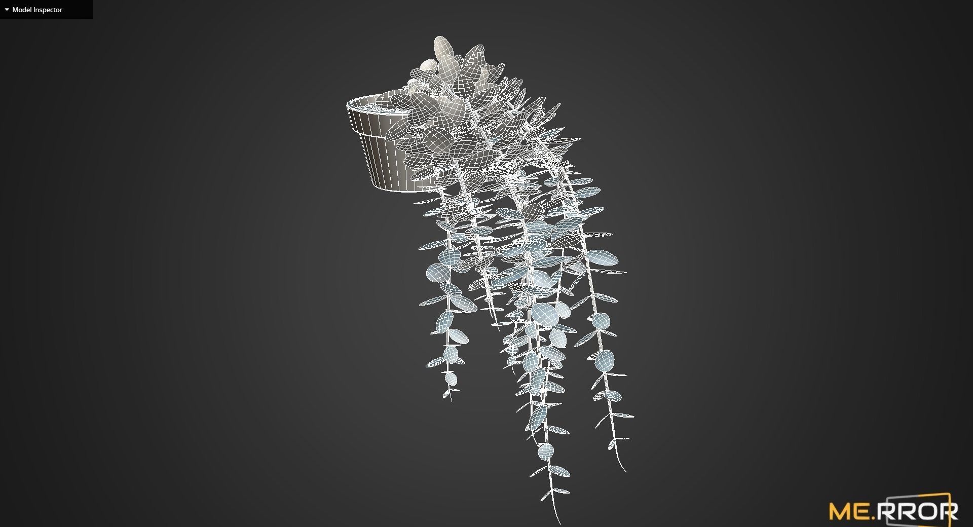 Game Ready Eucalyptus Pot Low-poly 3D model_10